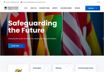 Peguis Surrender Claim Trust website homepage
