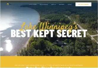 Bay River Developments website homepage