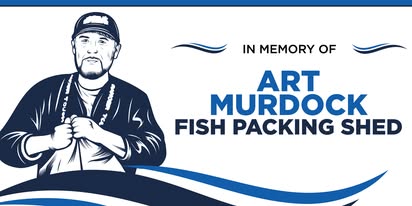 Art Murdock Fish Packing Shed logo